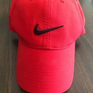 Nike Red Cap with Black Swoosh